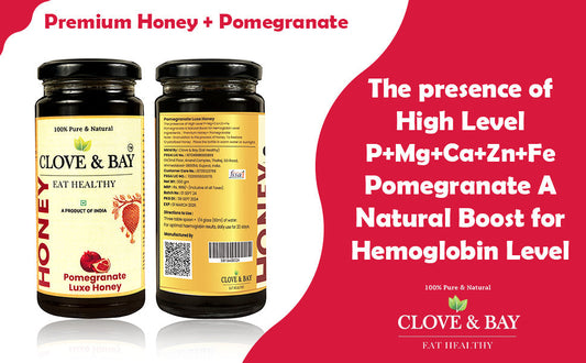 Pomegranate Honey. A Natural boost for Hemoglobin level