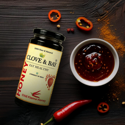 Clove and Bay chili infused honey